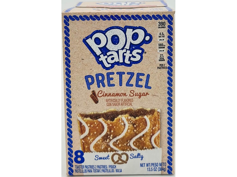 Kellogg´s Pop Tarts Pretzel Cinnamon Sugar 384g MHD